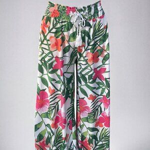 West Loop Tropical Stretch Palazzo Pants